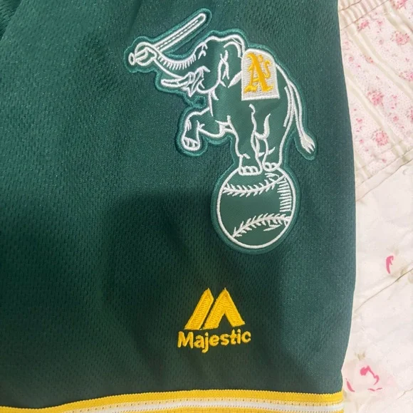 Majestic Oakland Athletics Mark McGwire #25 Authentic Flex Base Jersey - Green